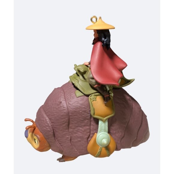 Hallmark QXD6545 Disney Raya and the Last Dragon Raya and Tuk Tuk 2021 Ornament - Picture 4 of 12